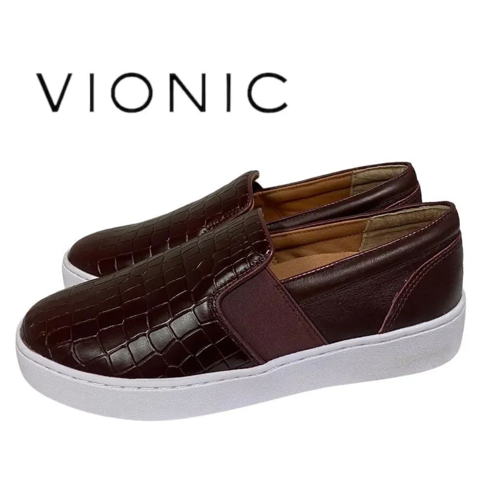 VIONIC Demetra Croc Women's Slip-on Sneakers NEW 5
